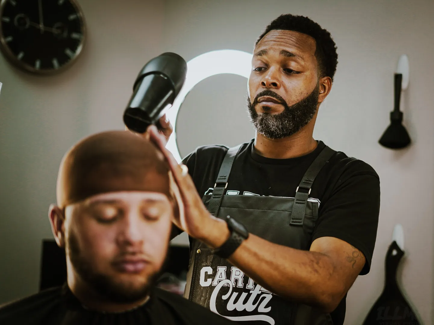 blowdrying hair system