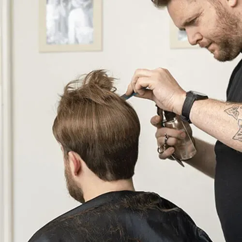 Rebonding-Service-1 hair replacement trainee