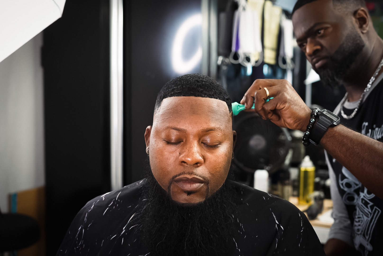 After - with hair unit